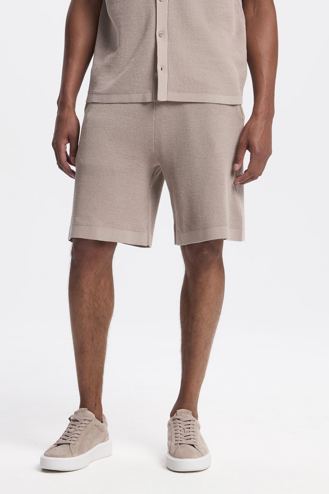 THE RUSSO KNITTED SET - LIGHT BEIGE