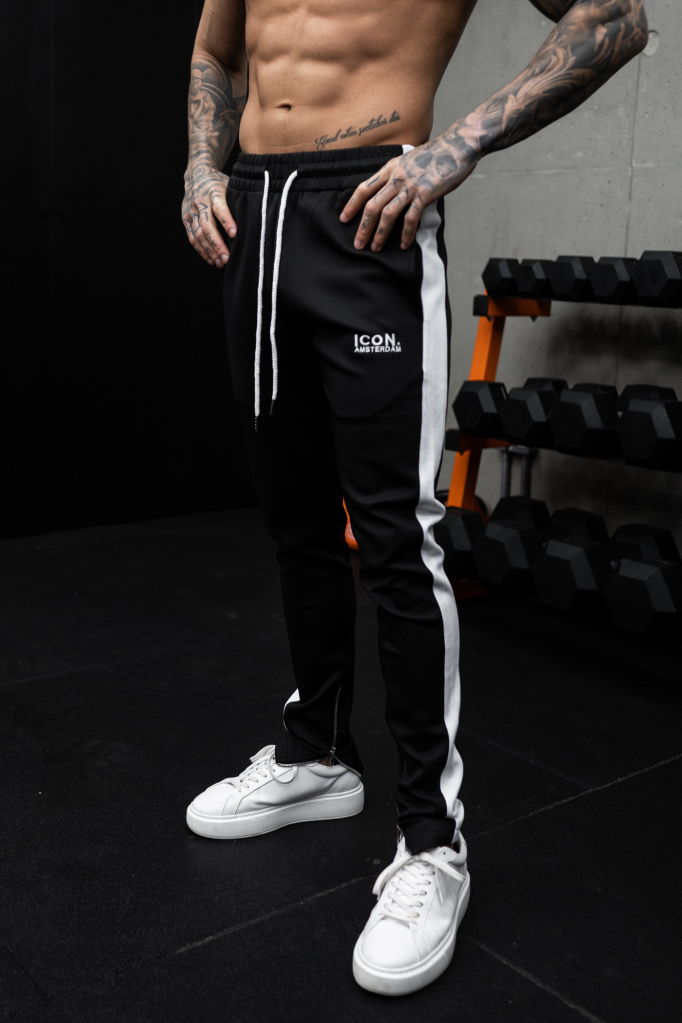 THE ICONIC TRACK PANTS - NOIR