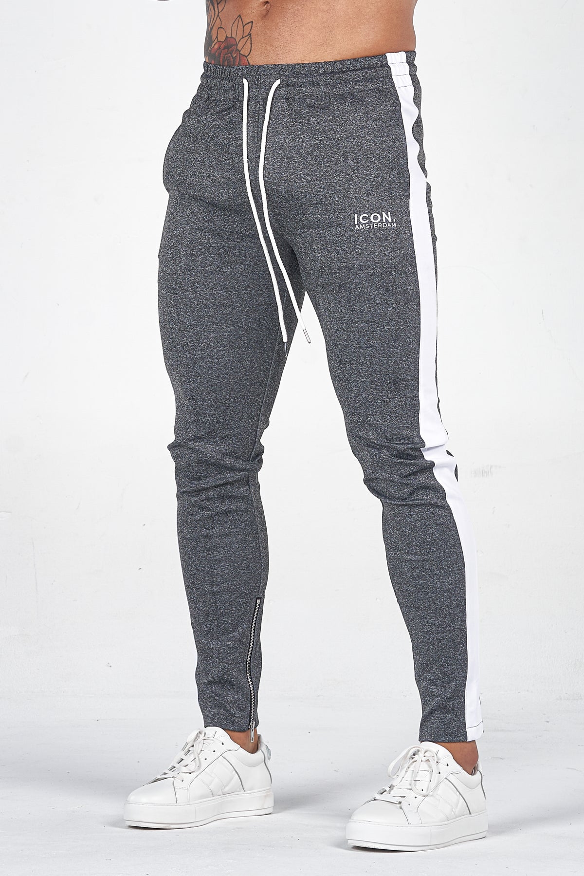 THE ICONIC TRACK PANTS - DARK GREY