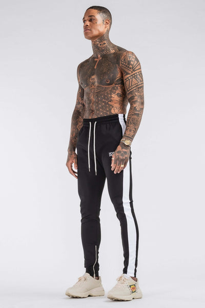 THE ICONIC TRACK PANTS - BLACK - ICON. AMSTERDAM